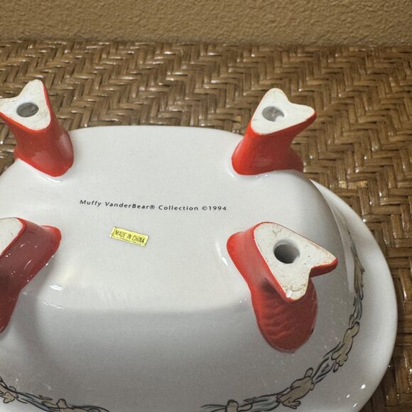 Muffy Vanderbear 1994 Bath Time Collection Porcelain Bath Tub Splish Splash - Picture 8 of 9